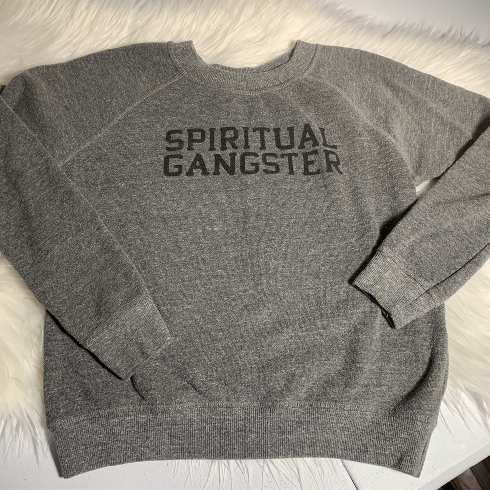 Size 10 Spiritual Gangster Sweatshirt.